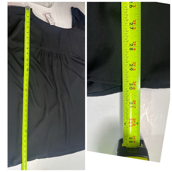 Avenue Black Beaded Balloon Sleeves Top Tunic Plus Size 26 28 New - Picture 12 of 15